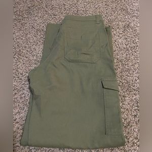 green H&M cargo pants
